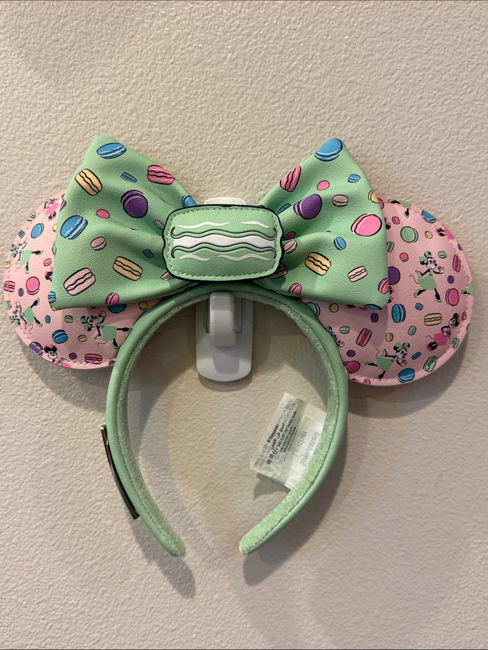 Disney X Loungefly Scented Macron Mouse Ear Headband - Mint & Pink